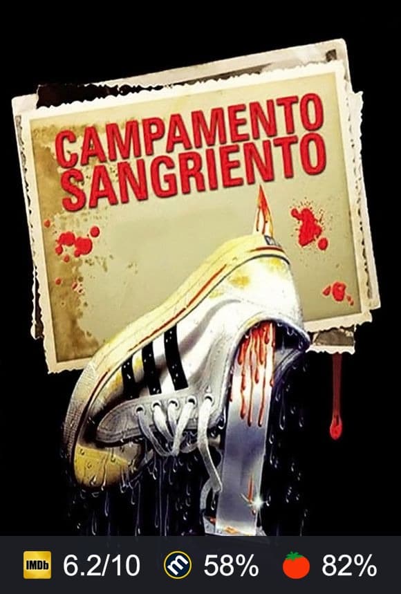 Cartel de Campamento sangriento