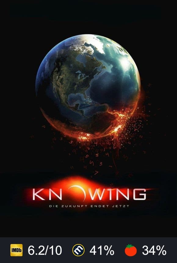 Poster von Knowing - Die Zukunft endet jetzt