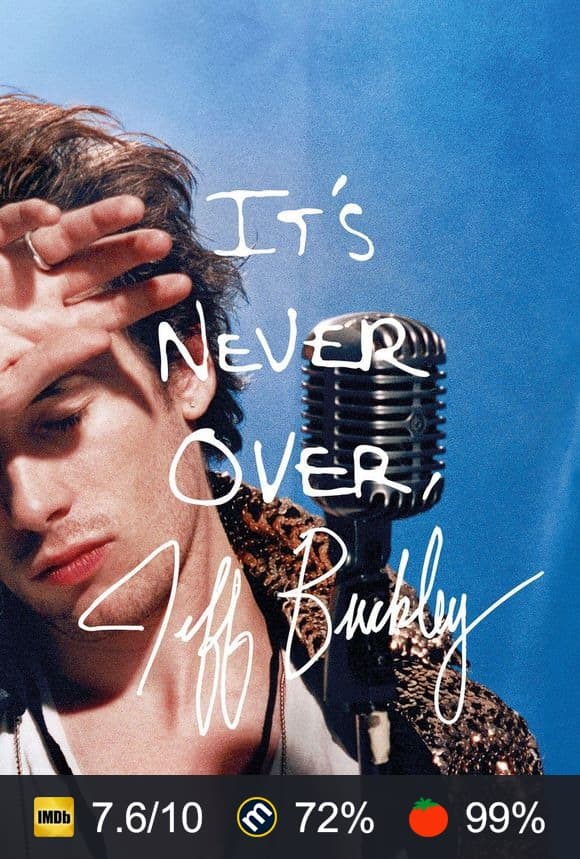 Poster von It's Never Over, Jeff Buckley