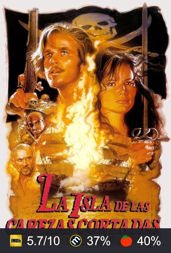 Cartel de La isla de las cabezas cortadas