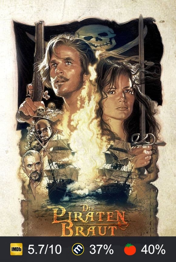 Poster von Die Piratenbraut