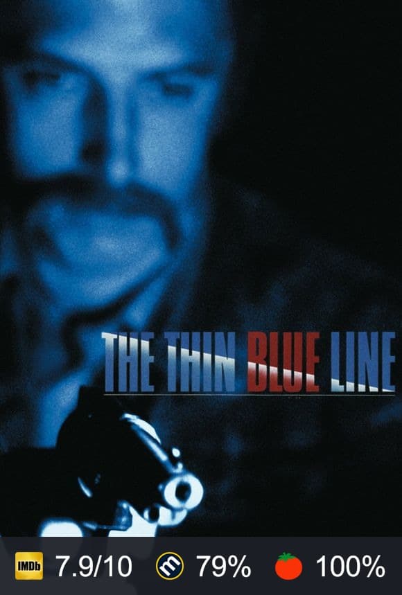 The Thin Blue Line poster