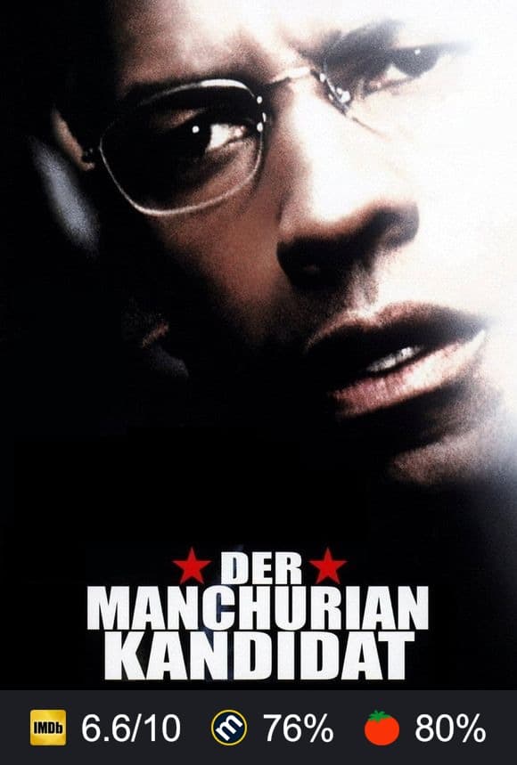 Poster von Der Manchurian Kandidat