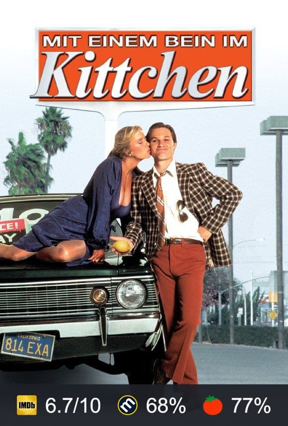 Poster von Mit einem Bein im Kittchen