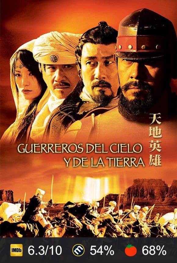 Cartel de Guerreros del cielo y la tierra