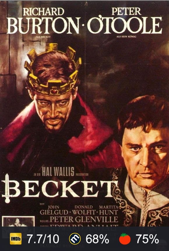 Poster von Becket