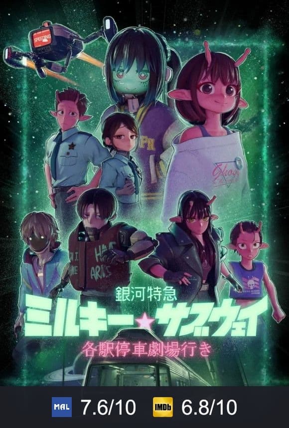 Poster von Milky Subway: The Galactic Express - The Movie