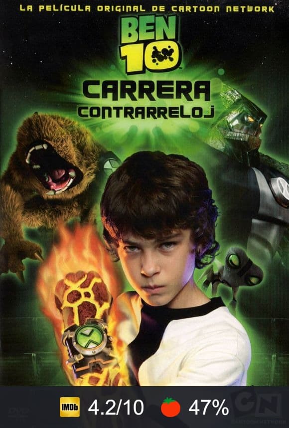 Cartel de Ben 10: Carrera contrarreloj