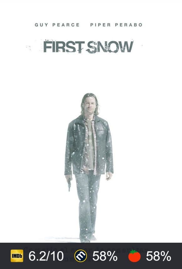 Cartel de First Snow (La primera nevada)