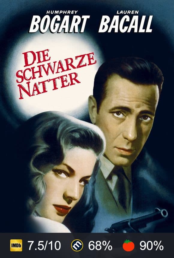 Poster von Die schwarze Natter