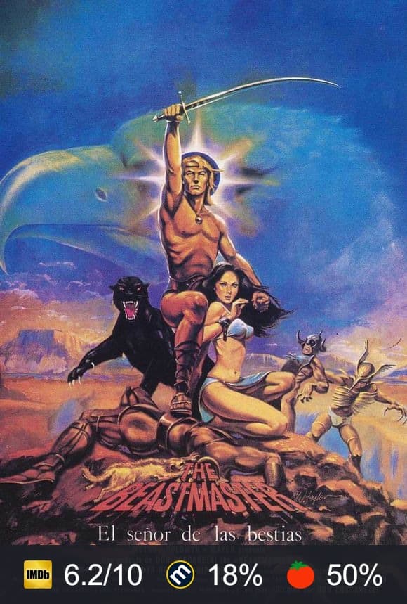 Cartel de El señor de las bestias
