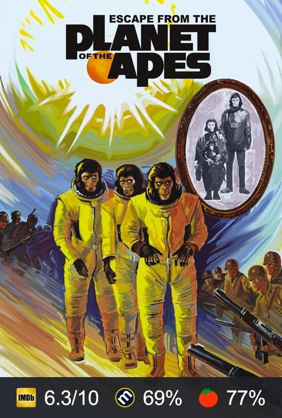 Escape from the Planet of the Apes poster
