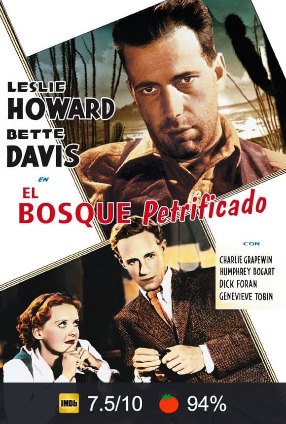 Cartel de El bosque petrificado