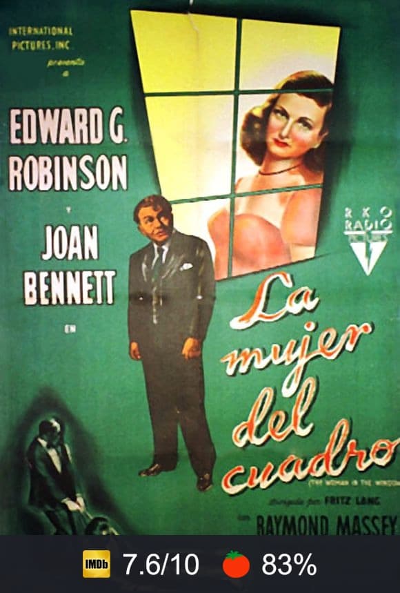 Cartel de La mujer del cuadro
