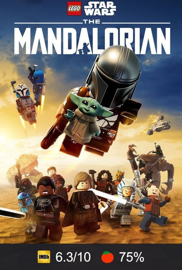 Cartel de LEGO Star Wars: The Mandalorian
