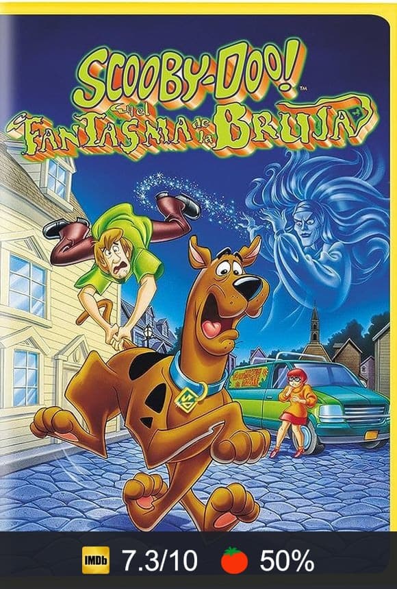Cartel de Scooby-Doo y el fantasma de la bruja