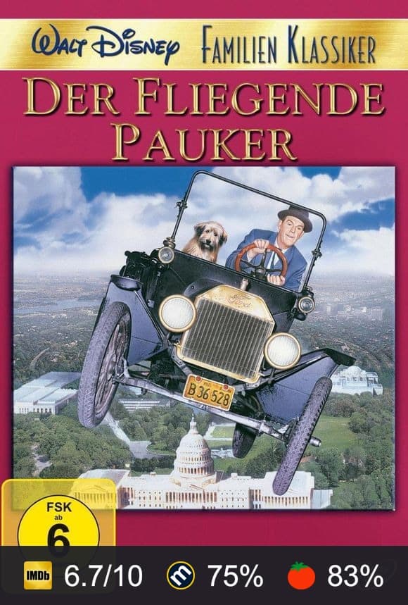 Poster von Der fliegende Pauker
