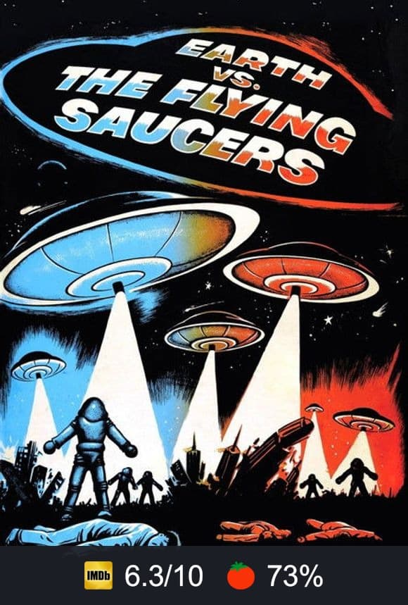 Earth vs. the Flying Saucers poster