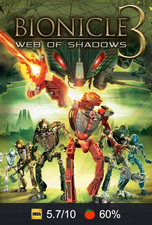 Bionicle 3: Web of Shadows poster