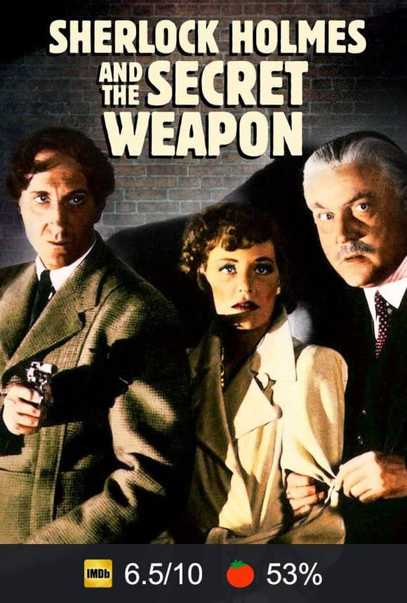 Sherlock Holmes and the Secret Weapon poster