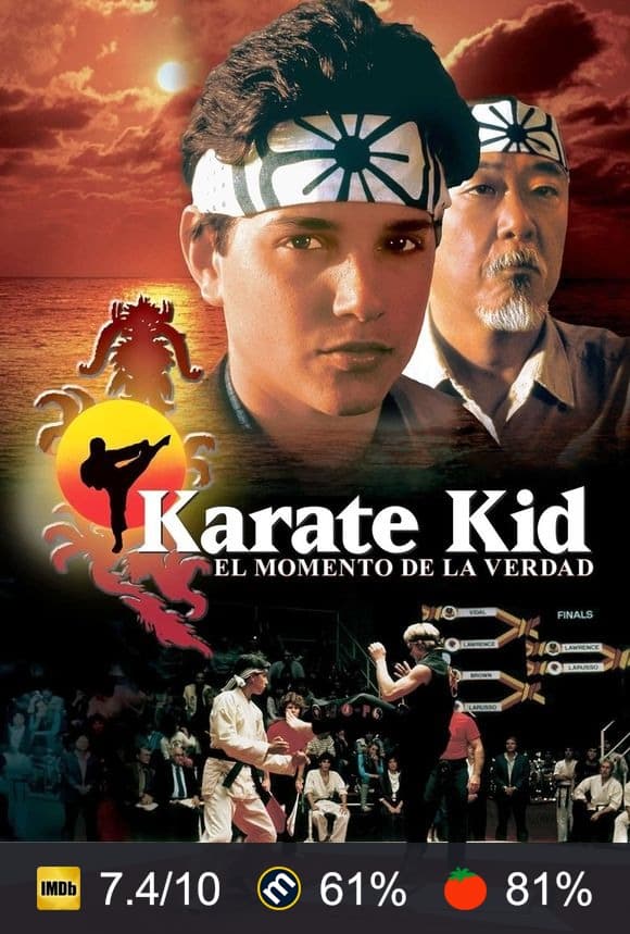 Cartel de Karate Kid, el momento de la verdad