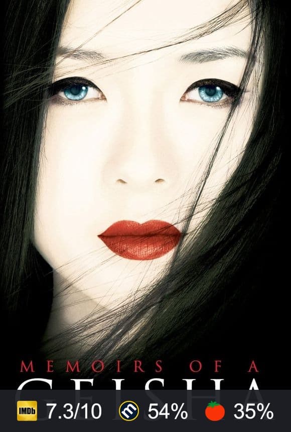 Memoirs of a Geisha poster