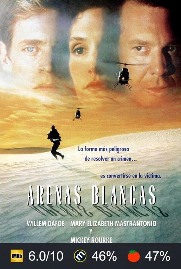 Cartel de Arenas blancas