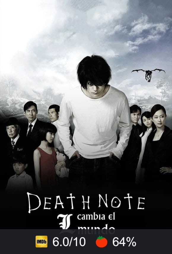Cartel de Death Note: L cambia el mundo