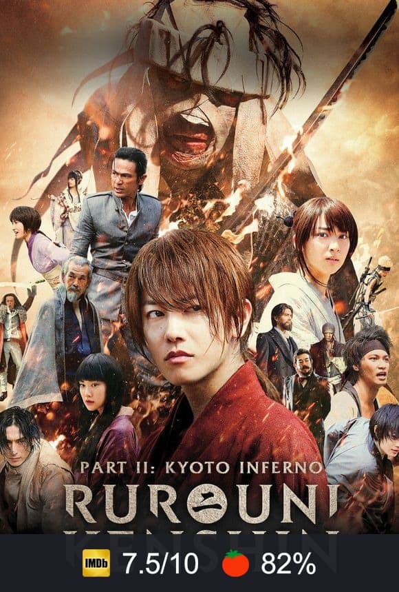 Rurouni Kenshin Part II: Kyoto Inferno poster
