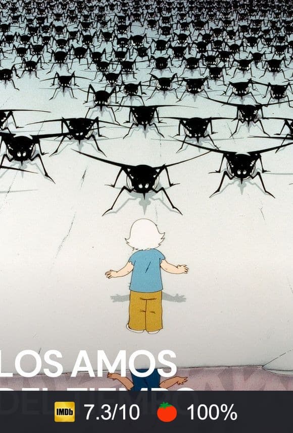 Cartel de Los amos del tiempo