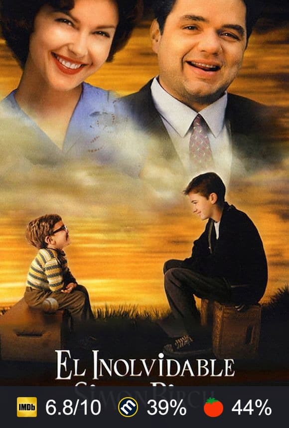 Cartel de El inolvidable Simon Birch