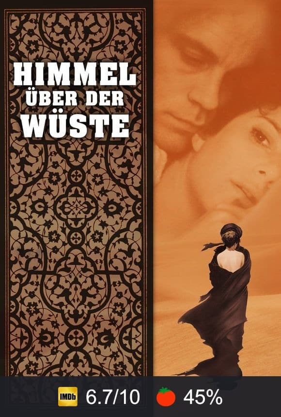 Poster von Himmel über der Wüste