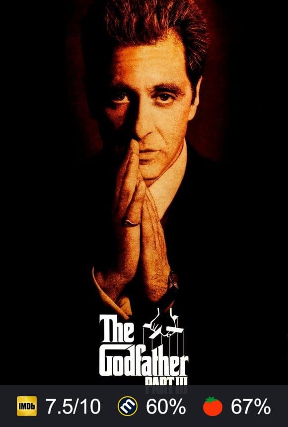 The Godfather Part III poster