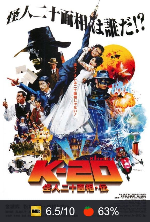 Cartel de K-20. Legend of the Mask