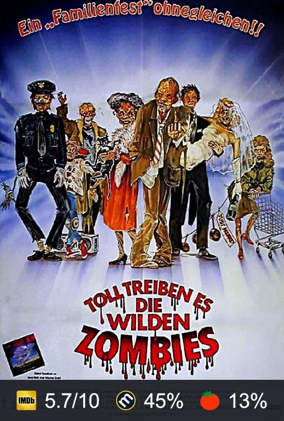 Poster von Toll treiben es die wilden Zombies