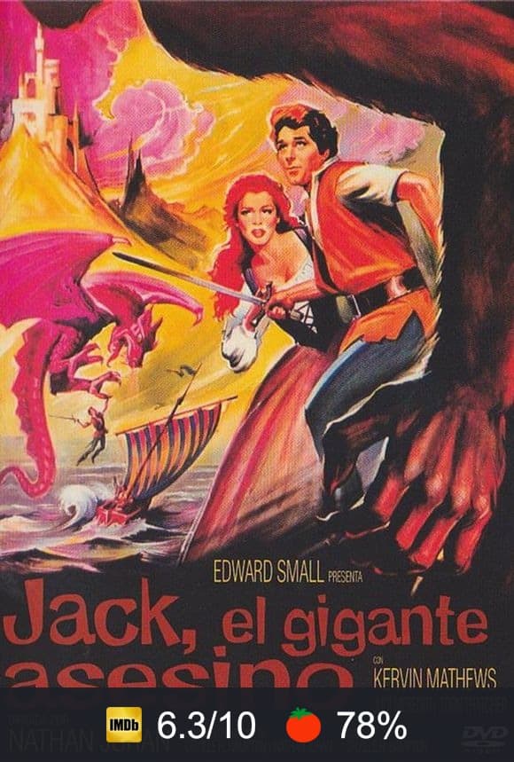 Cartel de Jack y el gigante asesino