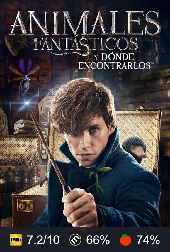 Cartel de Animales fantásticos y dónde encontrarlos