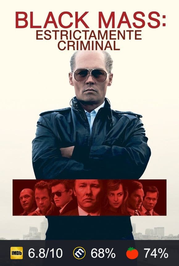 Cartel de Black Mass: Estrictamente criminal