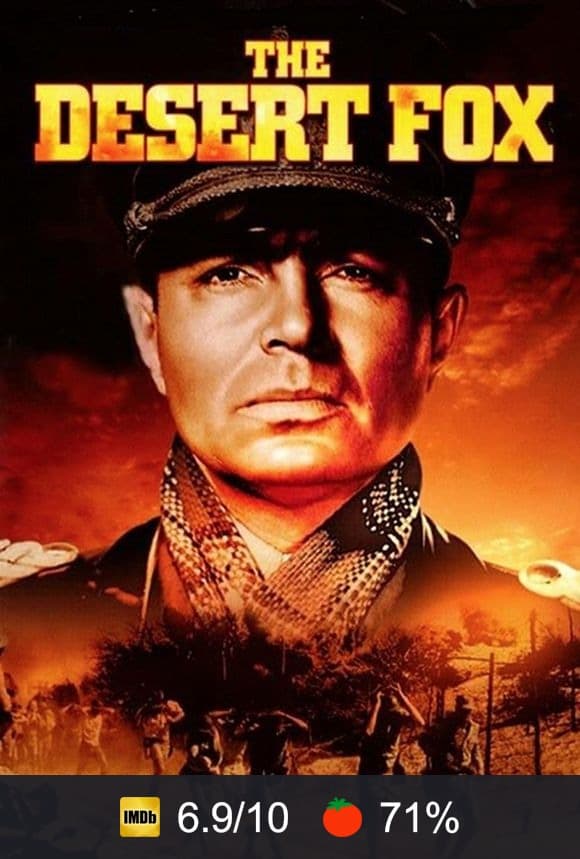 The Desert Fox: The Story of Rommel poster