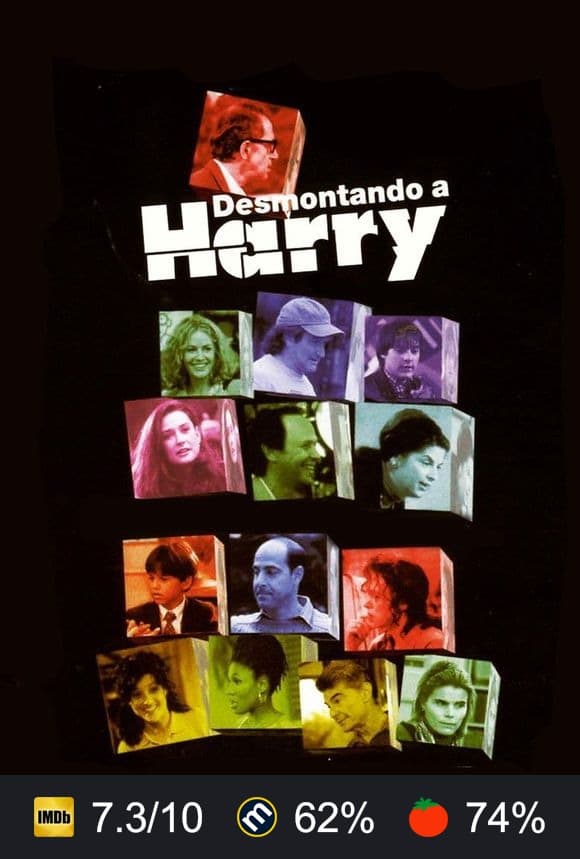 Cartel de Desmontando a Harry
