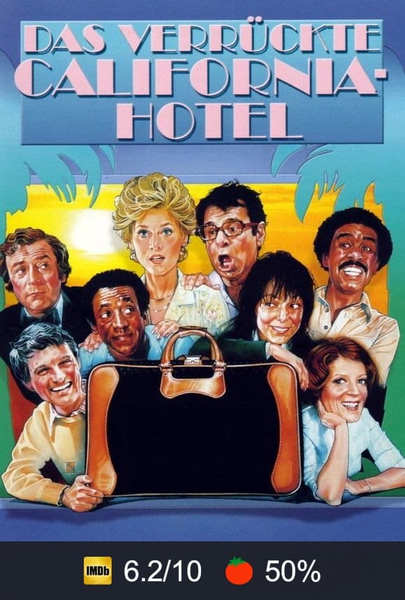 Poster von Das verrückte California-Hotel