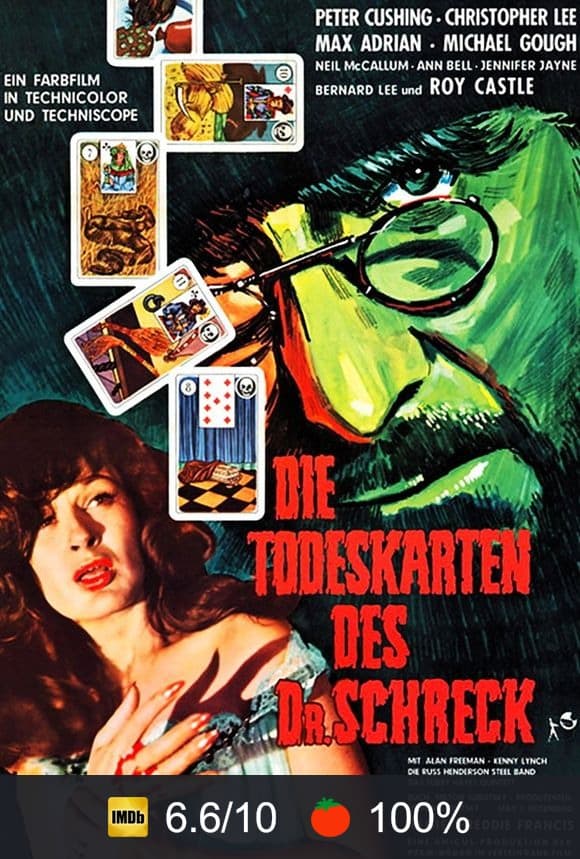 Poster von Die Todeskarten des Dr. Schreck