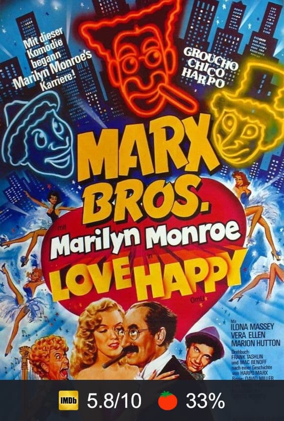 Poster von Die Marx Brothers im Theater