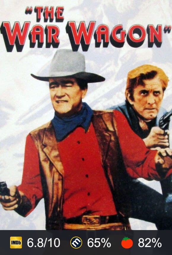 The War Wagon poster