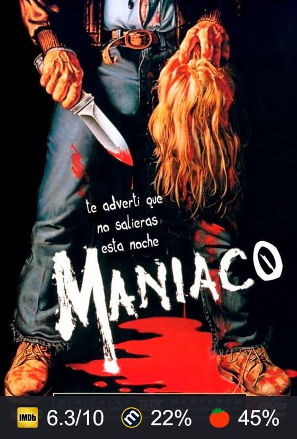 Cartel de Maníaco