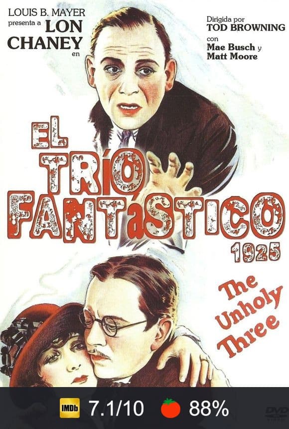 Cartel de El trío fantástico