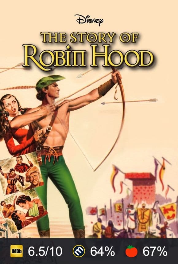 Poster von Robin Hood und seine tollkühnen Gesellen