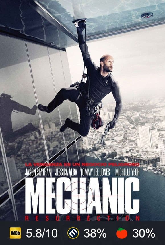 Cartel de Mechanic: Resurrection