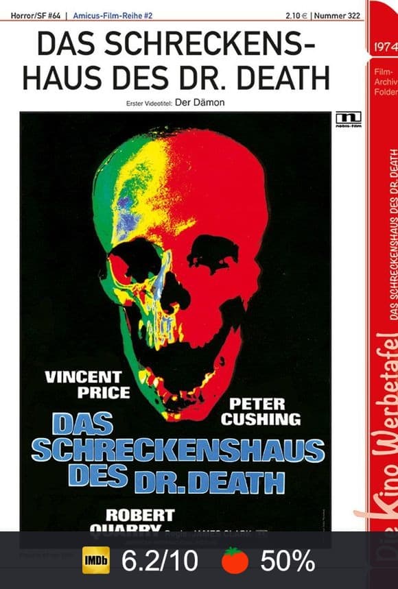 Poster von Das Schreckenshaus des Dr. Death