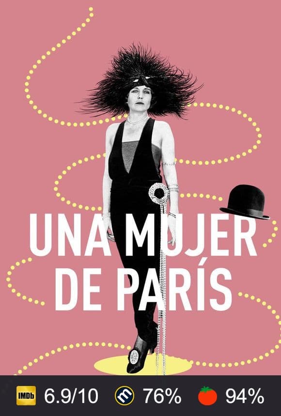 Cartel de Una mujer de París